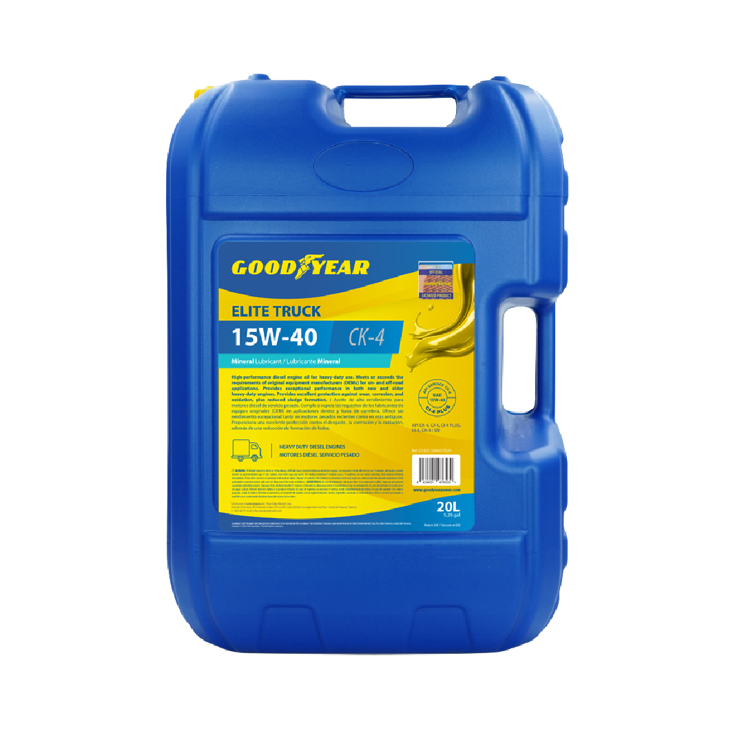 Aceite Goodyear Elite Truck 15W40 CK-4 Semi Sintetico 20 Litros