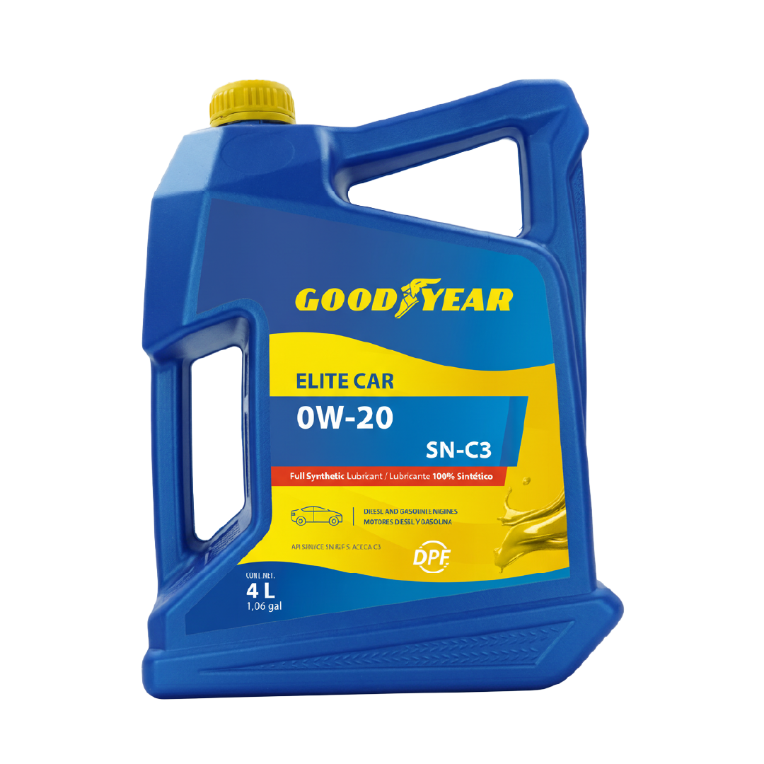 Aceite Goodyear Elite Car 0W20 PSA Full Sintetico 4 Litros