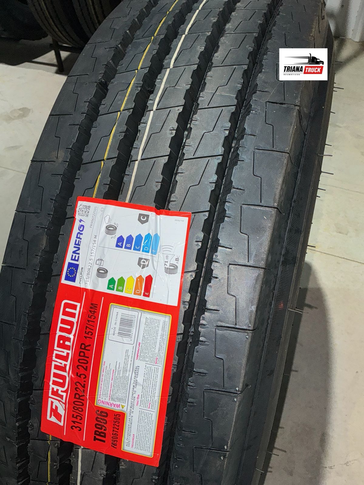 Neumático Camión FULLRUN TB906 315/80R22.5 PR20 | Dirección